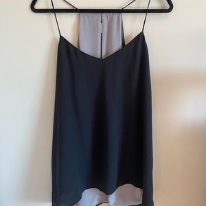 Express NWT reversible blck and grey tank top